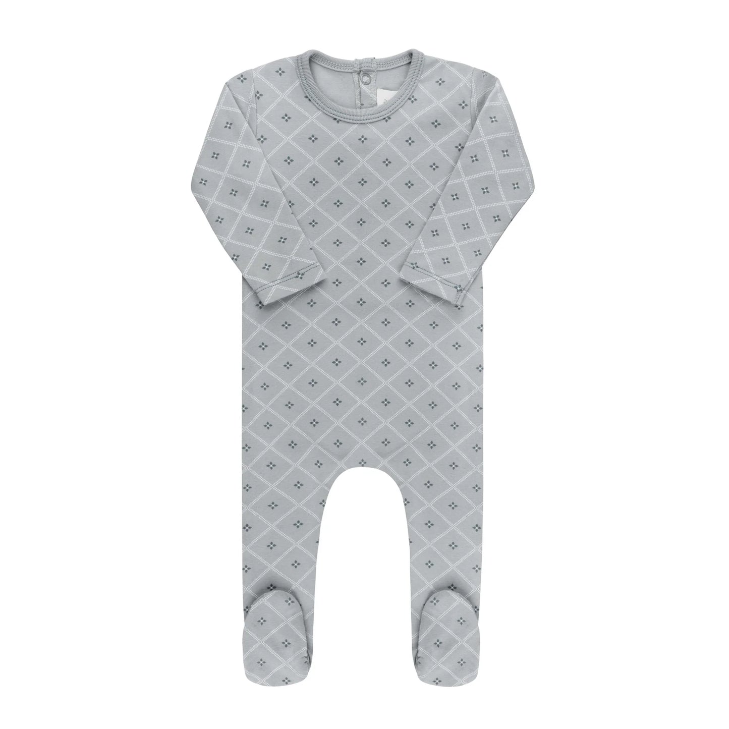Aurora Diamond Print Footie
