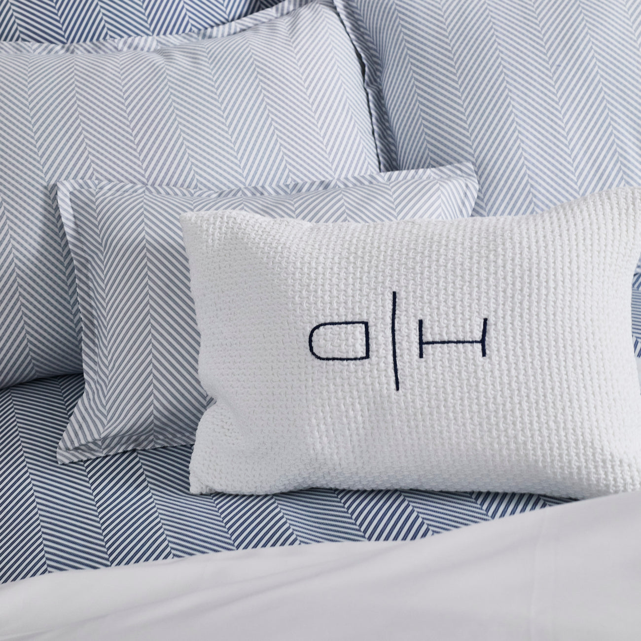 Domani Home Leze Blue Boudoir Sham