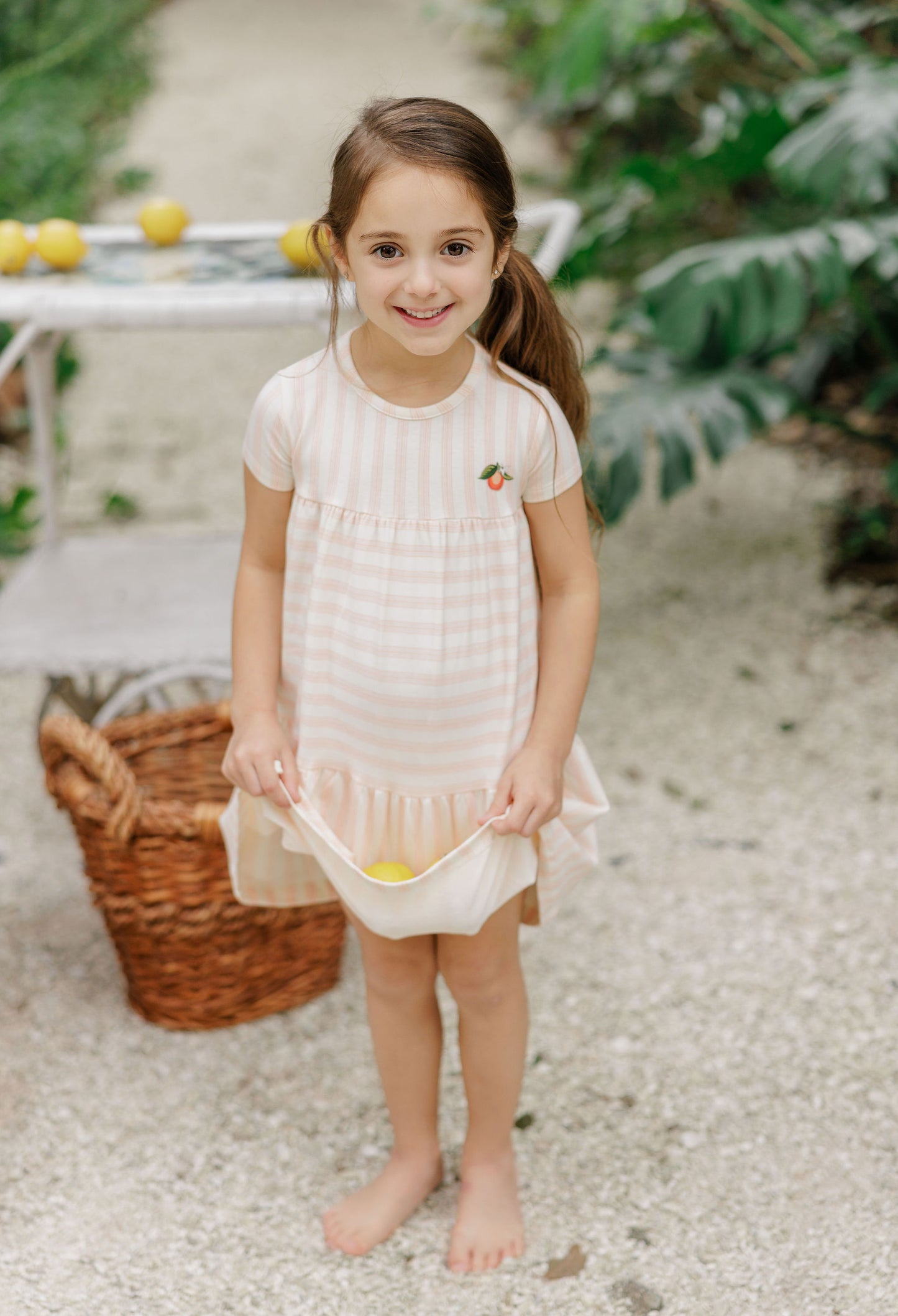 Ely's & Co Fruit Collection Short Sleeve Dress