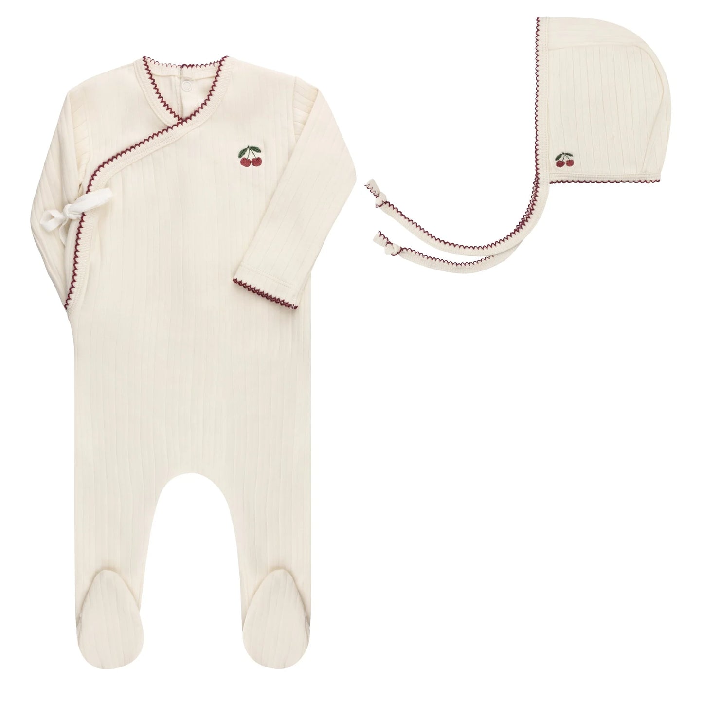 Aurora Embroidered Cherry 2pc Set (girl)