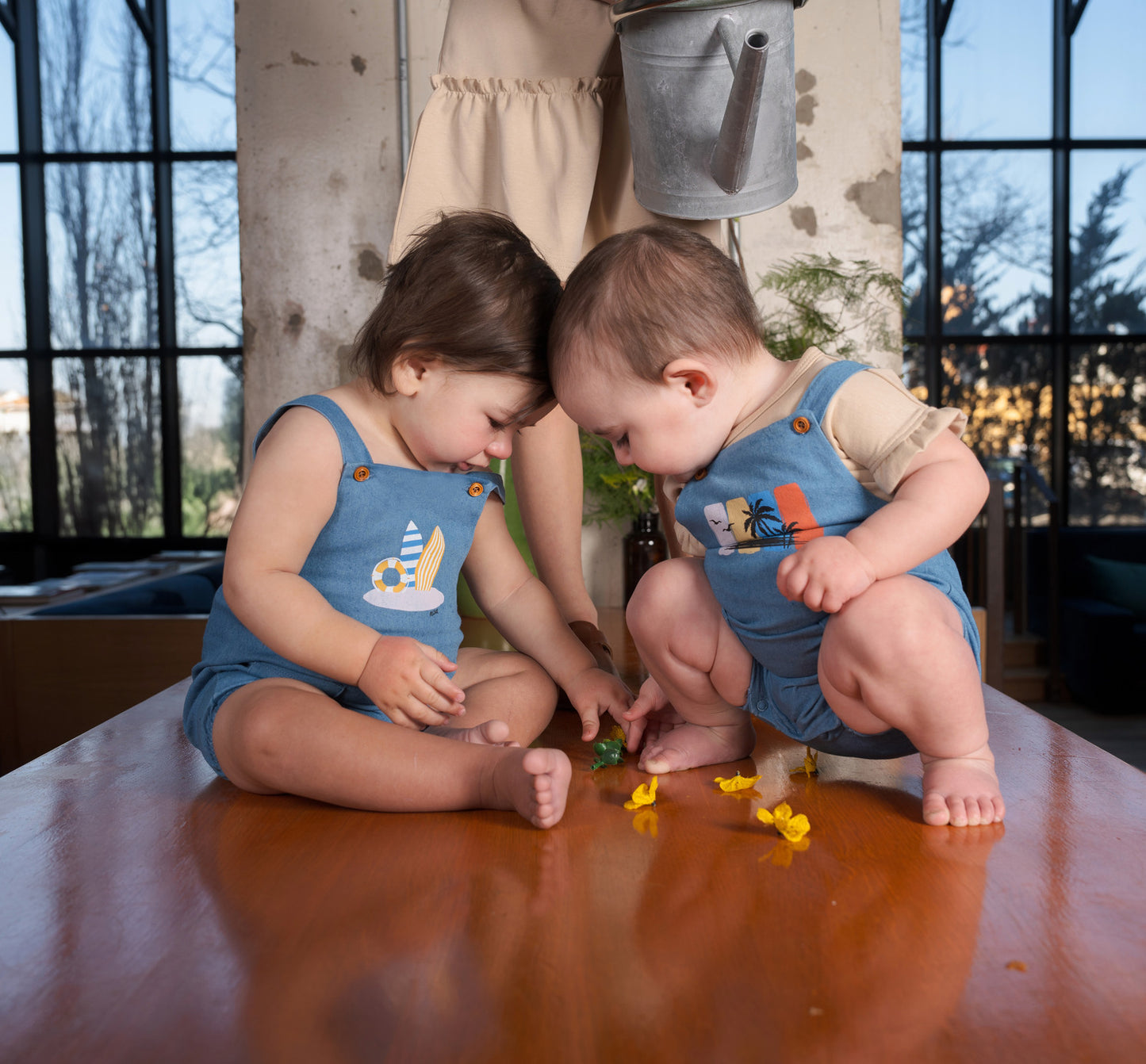Bondoux Surf Denim Romper (girl)