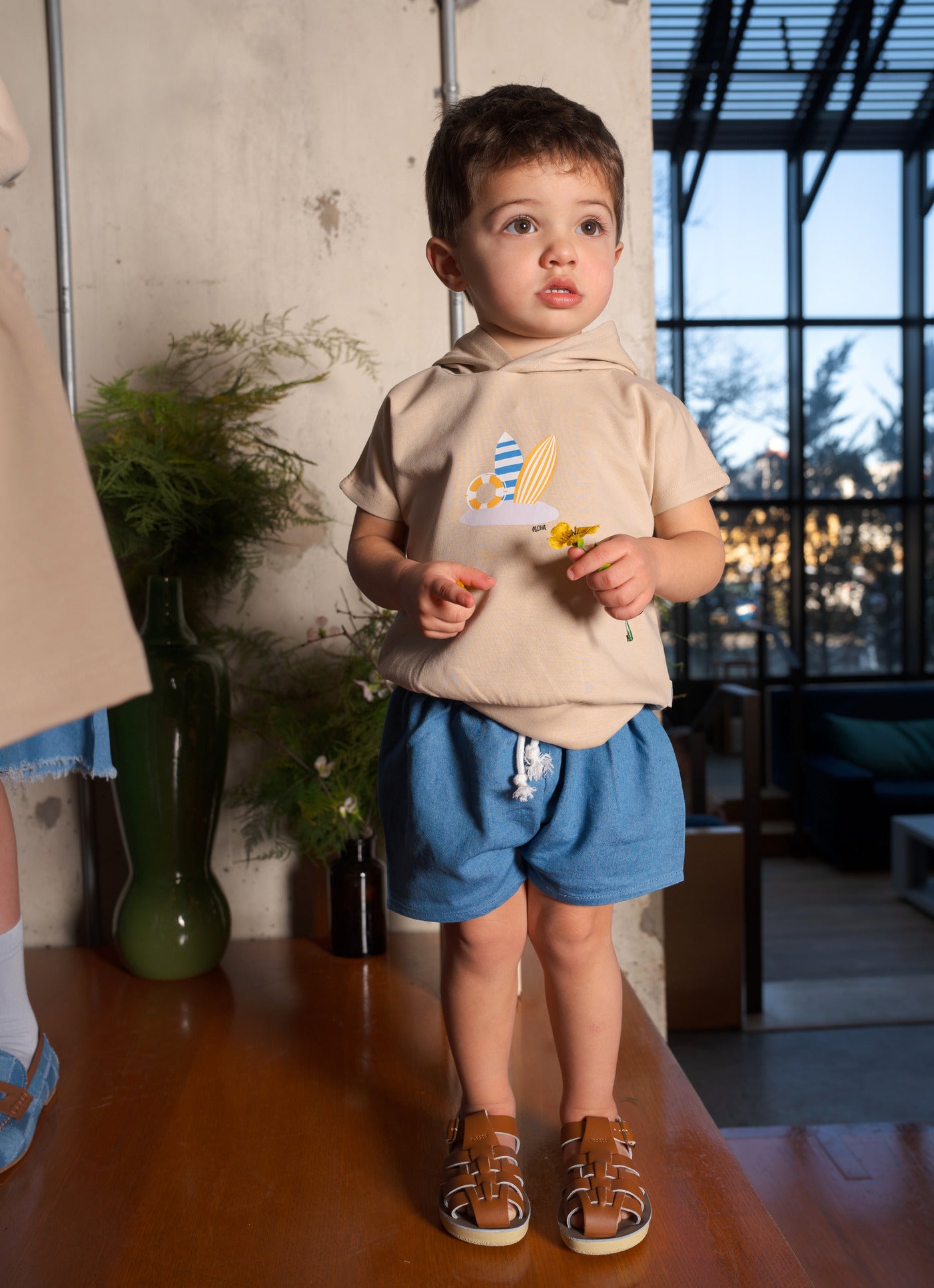 Bondoux Surf Denim Toddler 2pc Set