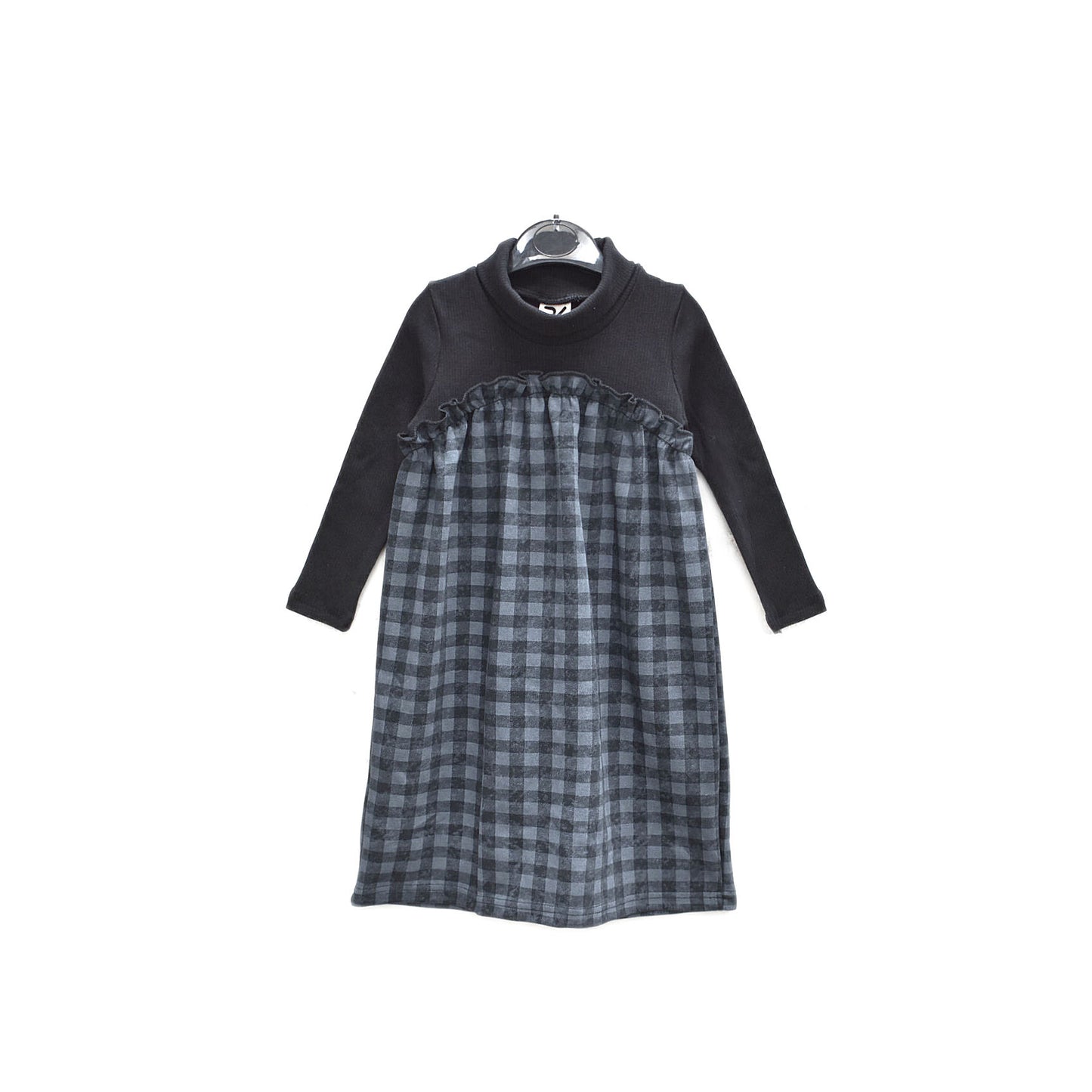 Buckingham Gingham Rib Dress