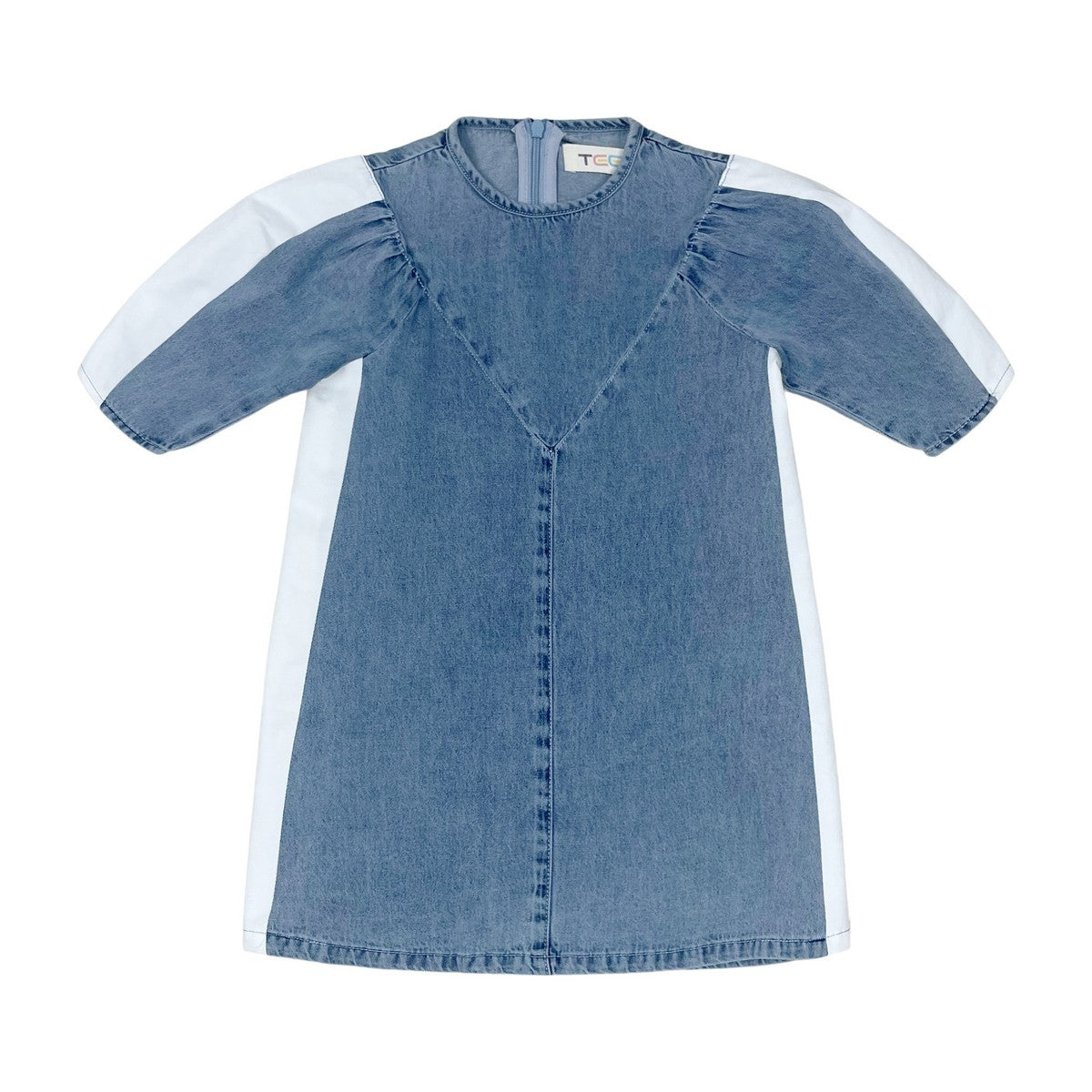 Teela Contrast Denim Dress