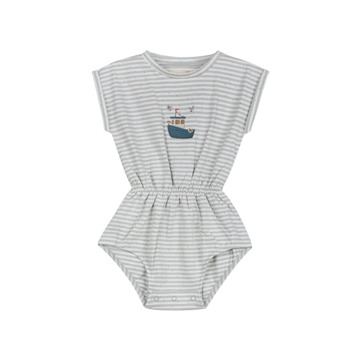 Ely's & Co Nautical Stripe Romper