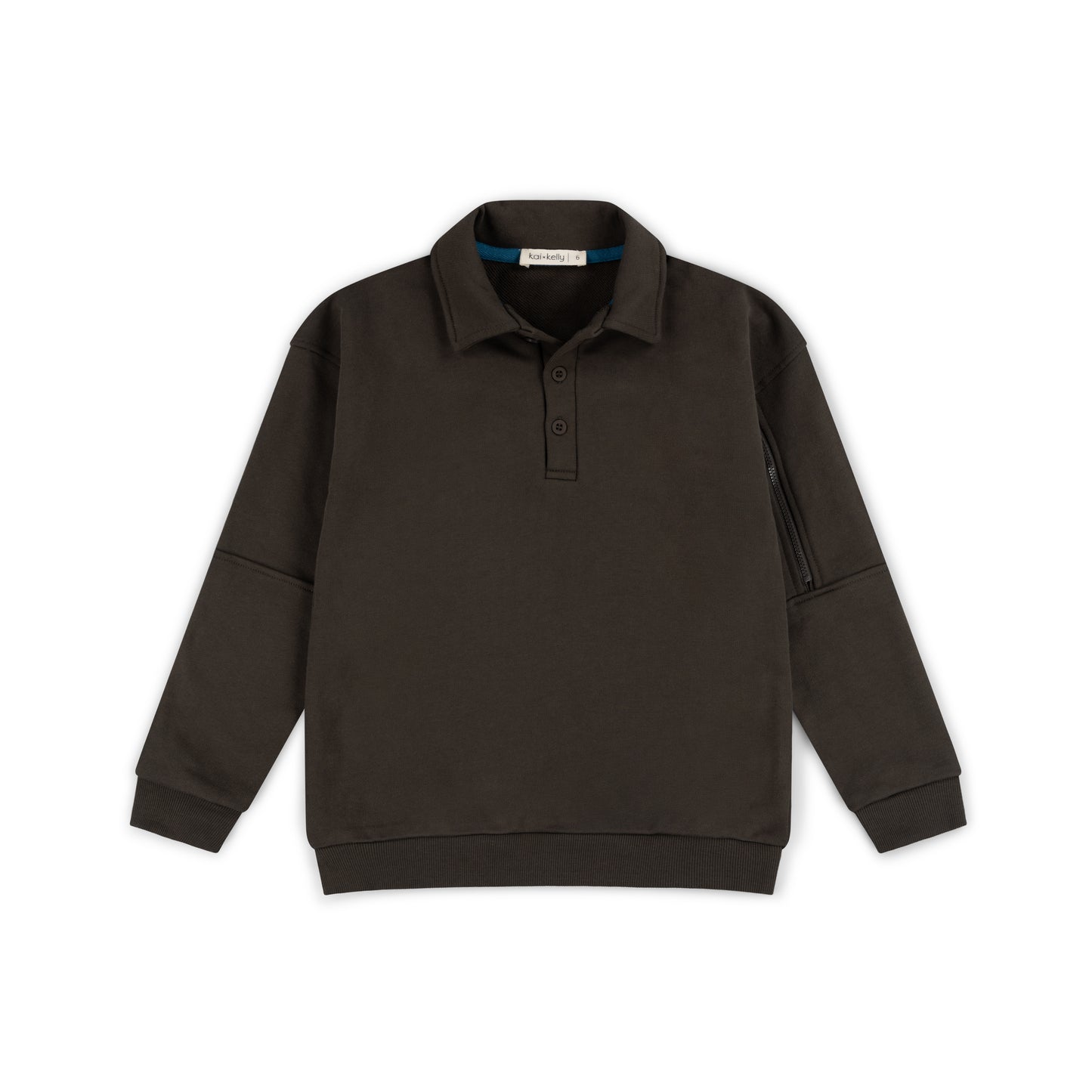 Kai & Kelly Between Lines Polo Sweatshirt