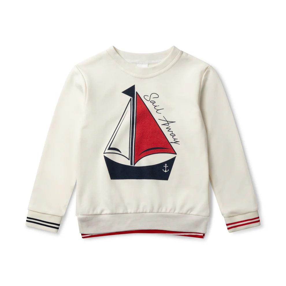 Kai & Kelly Nautical Boat Sweatshirt