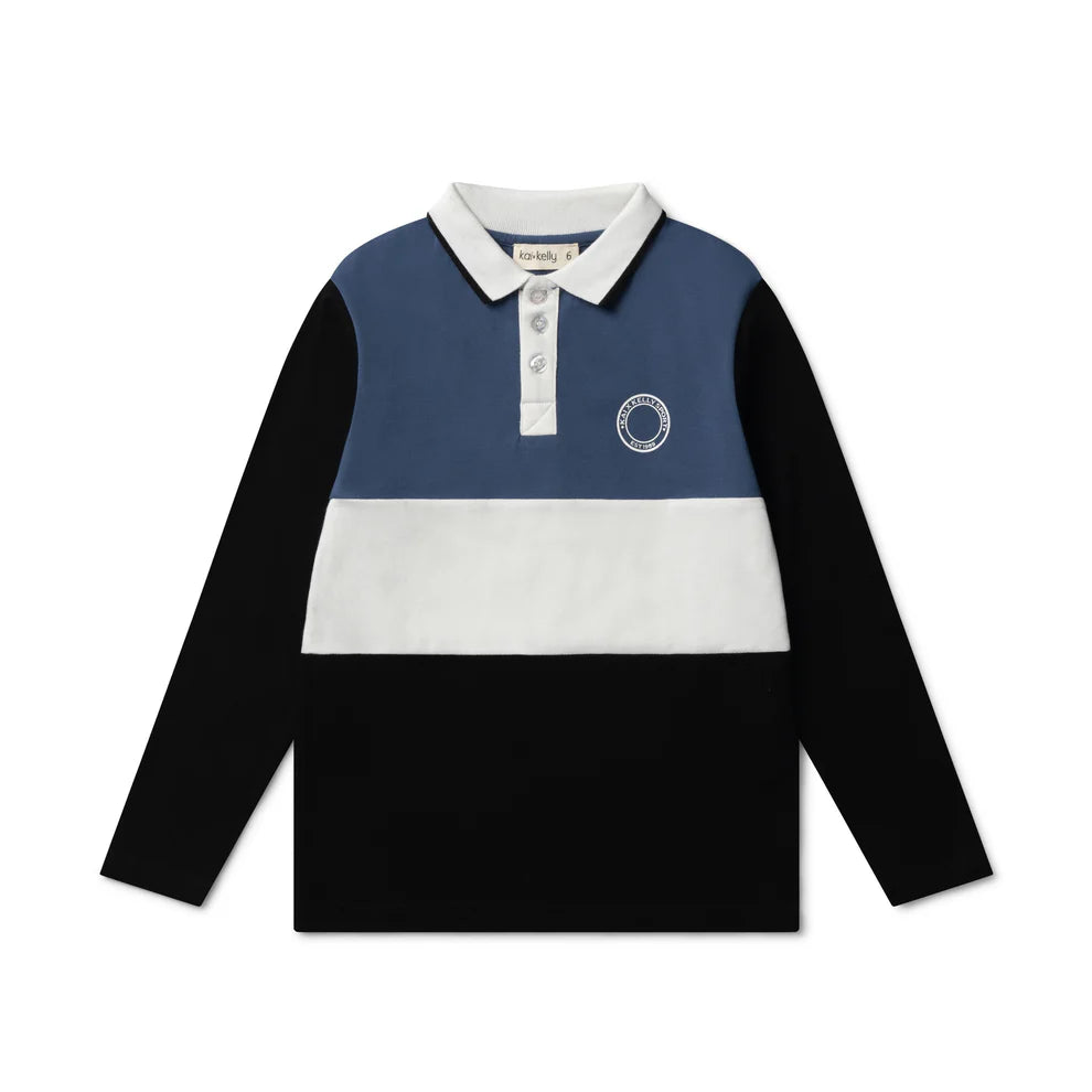 Kai & Kelly Colorblock Polo