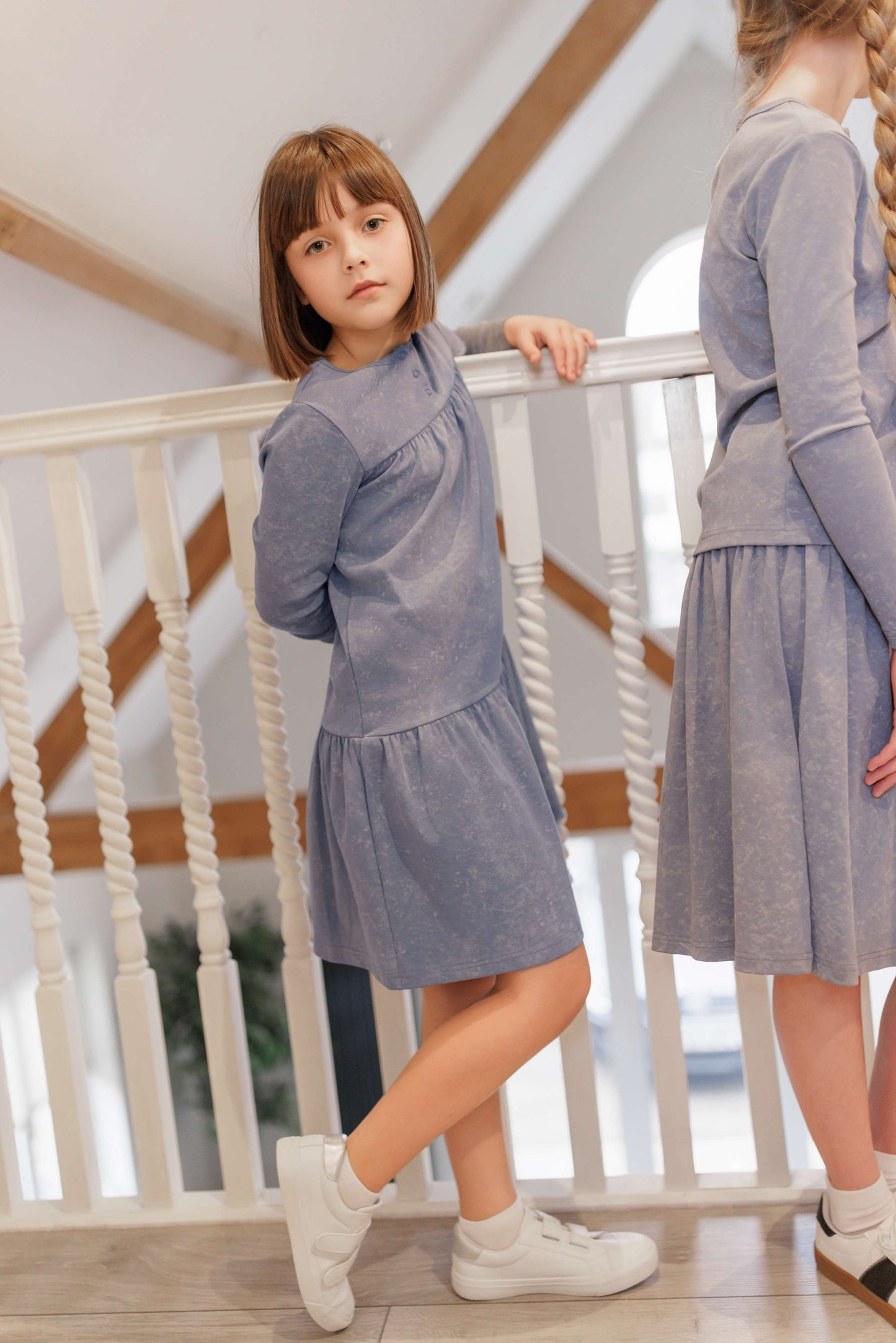 Kai & Kelly Tie Dye Layered Dress