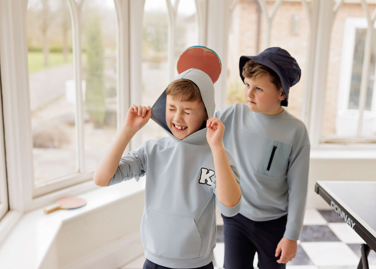 Kai & Kelly Motif Pocket Sweatshirt