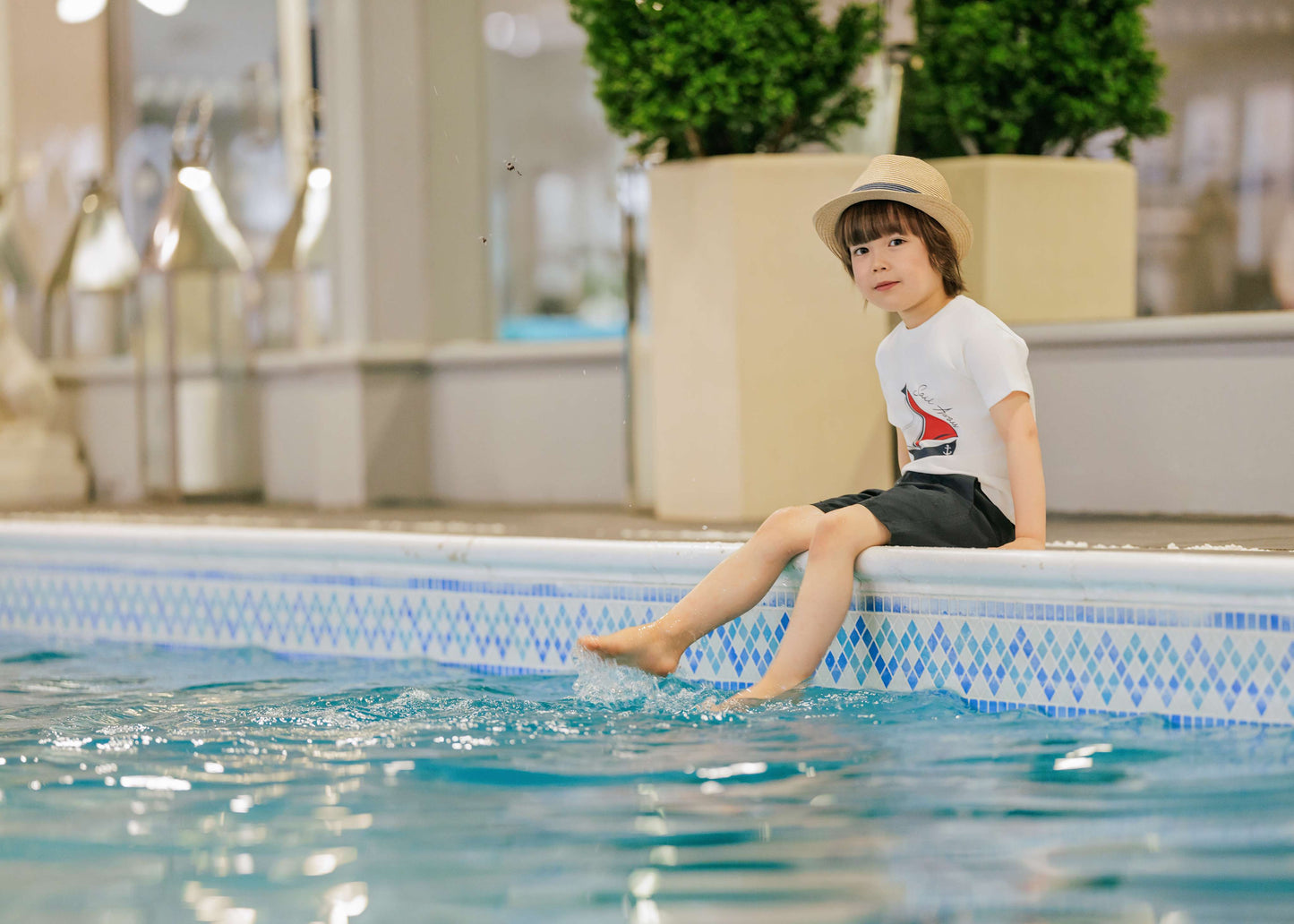 Kai & Kelly Nautical Short Boat Tee (boy)