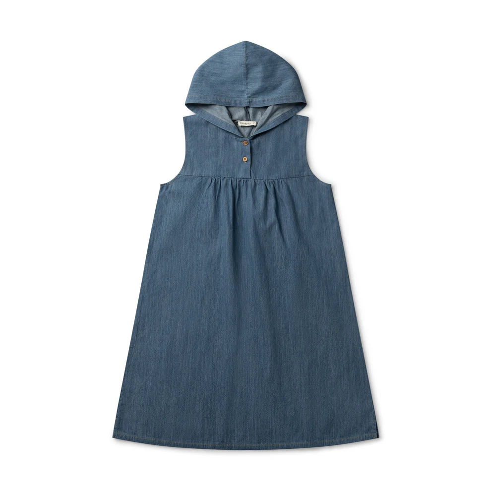 Kai & Kelly Denim Hooded Dress