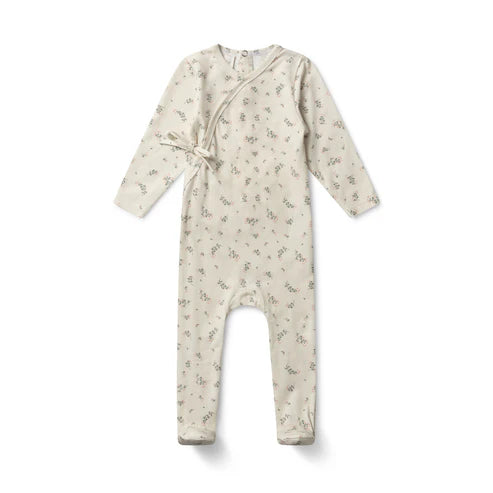 Kai & Kelly Print Footie & Beanie (girl)