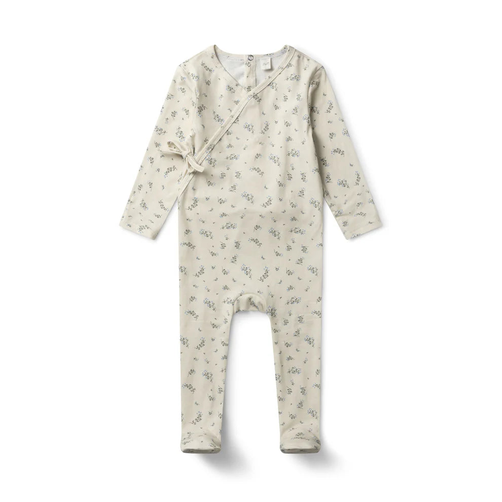 Kai & Kelly Print Footie & Beanie