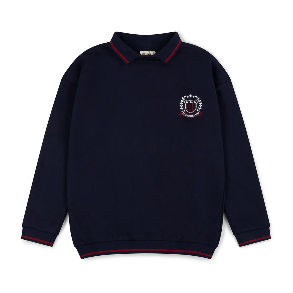K&K Varsity Collar Sweatshirt