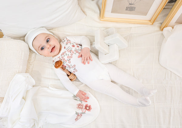 Maniere Assymetrical Floral Footie