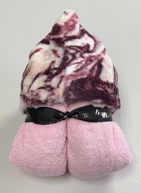 Winx+Blinx Marble Rosewine Hooded Towel