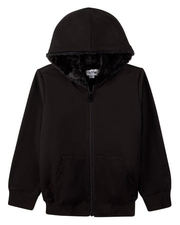 MeMoi Kids Faux Fur Zip Up Hoodie