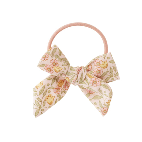 Alimrose Bow Hair Tie Set (Blossom Lily Pink)