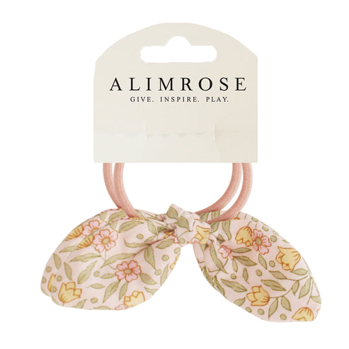 Alimrose Bunny Hair Ties Set (Blossom Lily Pink, 2pack)