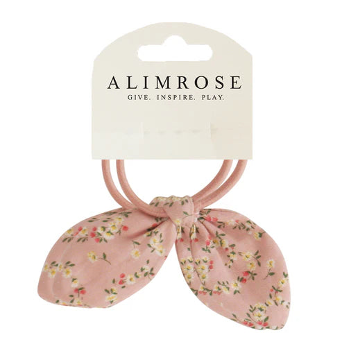 Alimrose Bunny Bow Hair Tie Set (Posy Heart)