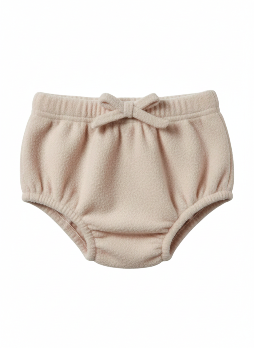 Tiny Too Oatmeal Wool Baby Bloomer