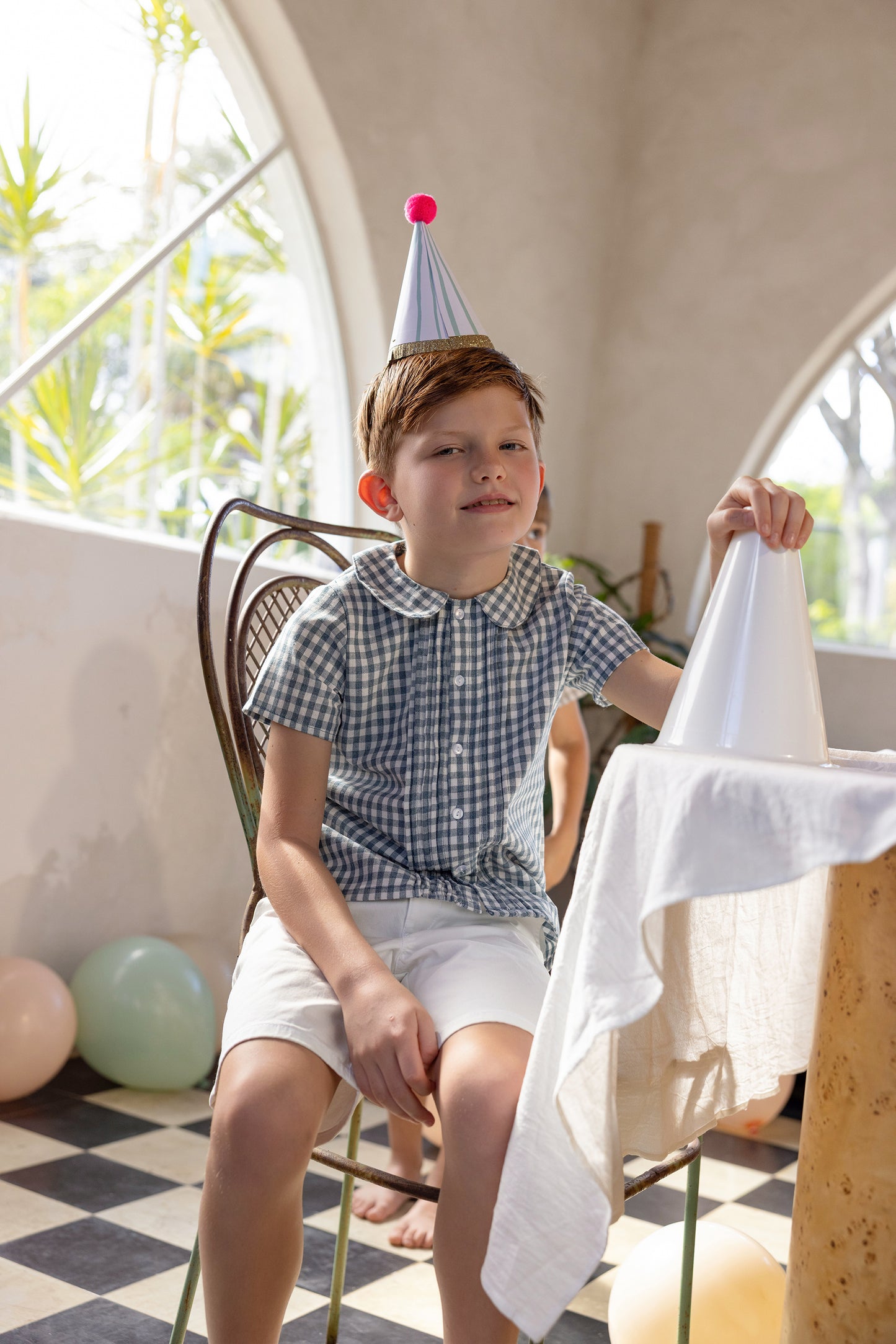 Rompp Gingham Boys Shirt