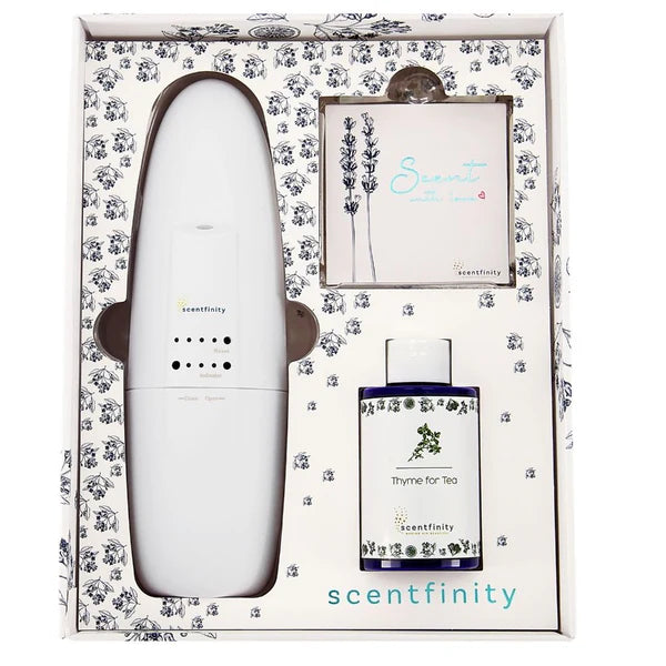 Scentfinity Junior Plug-in Scent Diffuser Combo Gift Box (Bluetooth, Thyme for Tea)