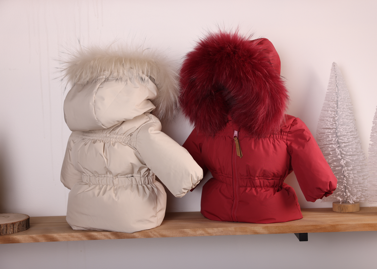 Mantel Gathered Baby Girl Jacket