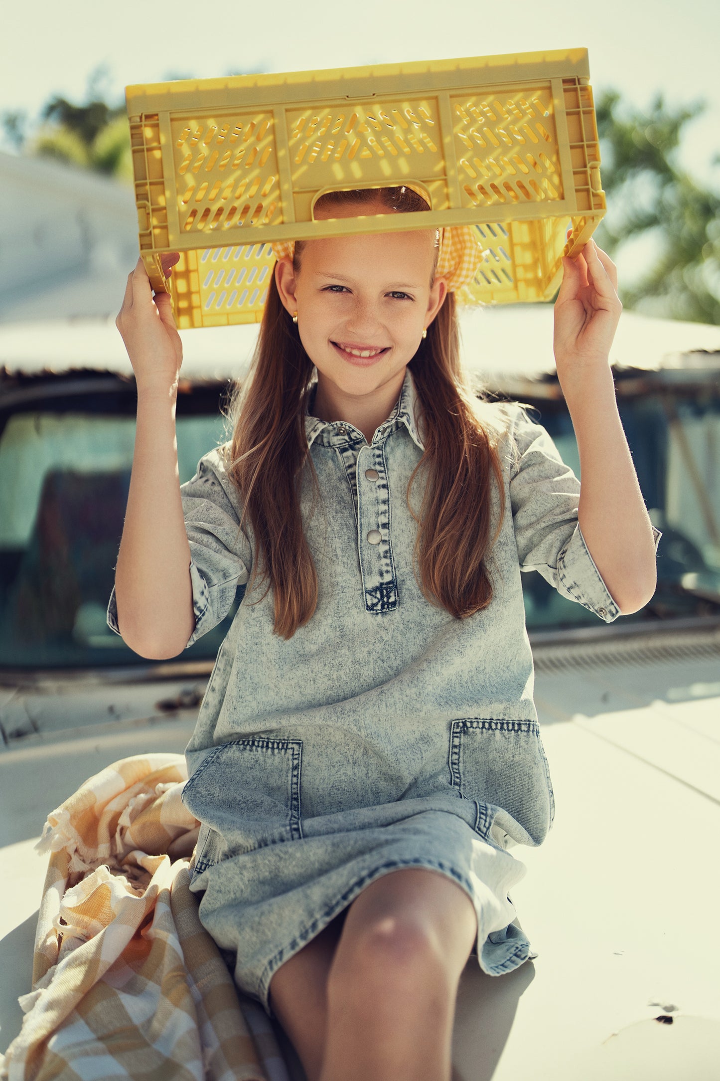 Teela Structure Denim Dress