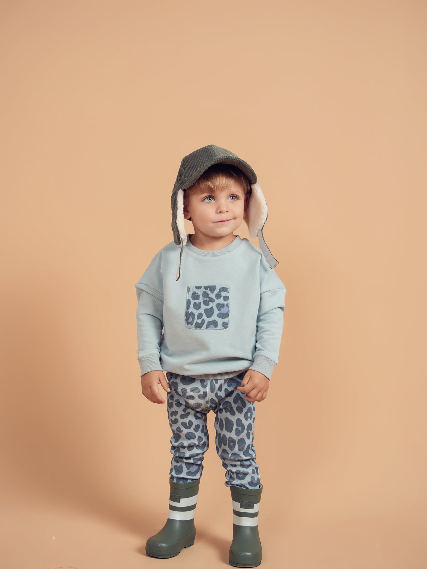 Teela Leopard Baby Boy Set