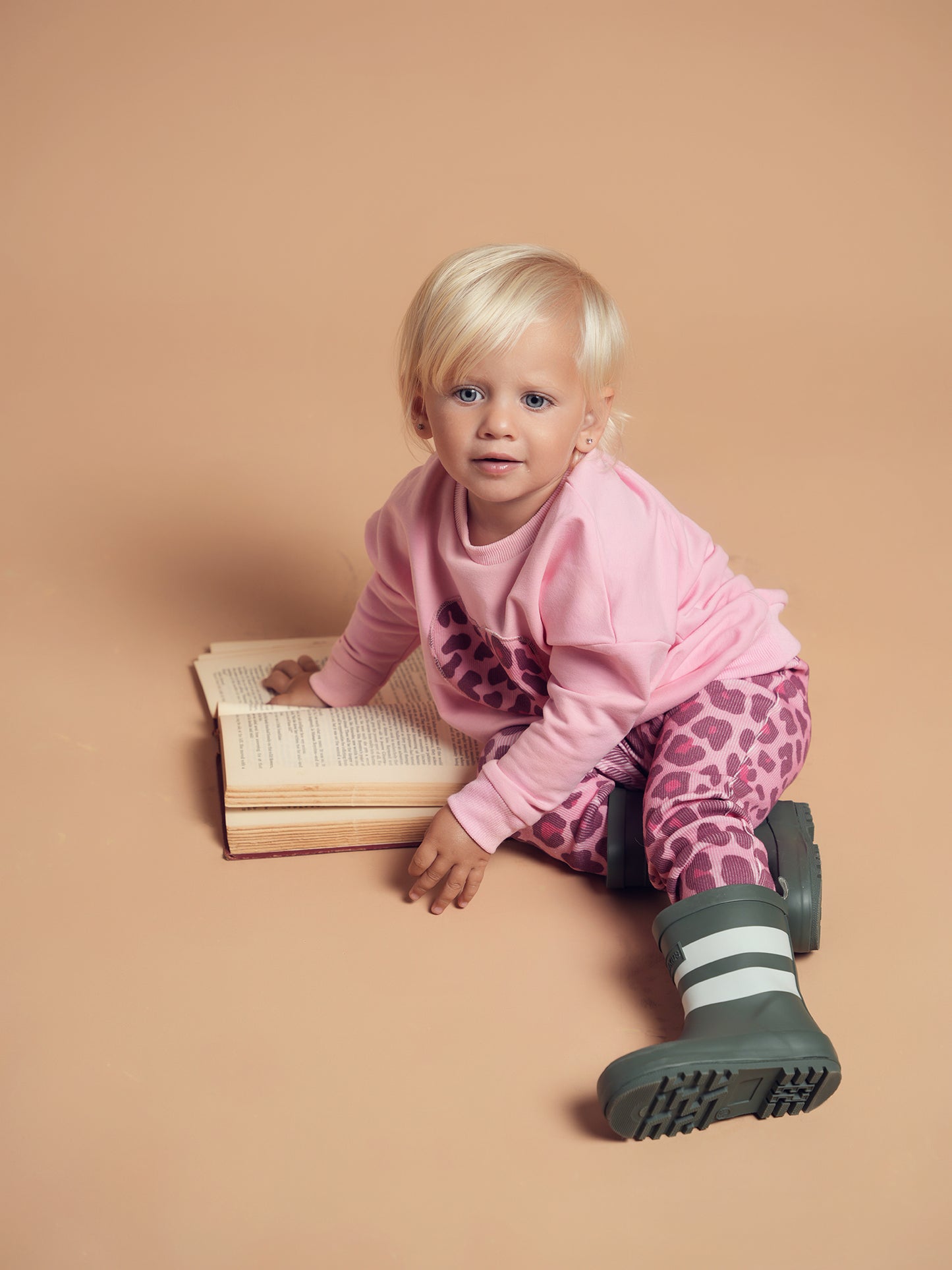 Teela Leopard Baby Girl Set