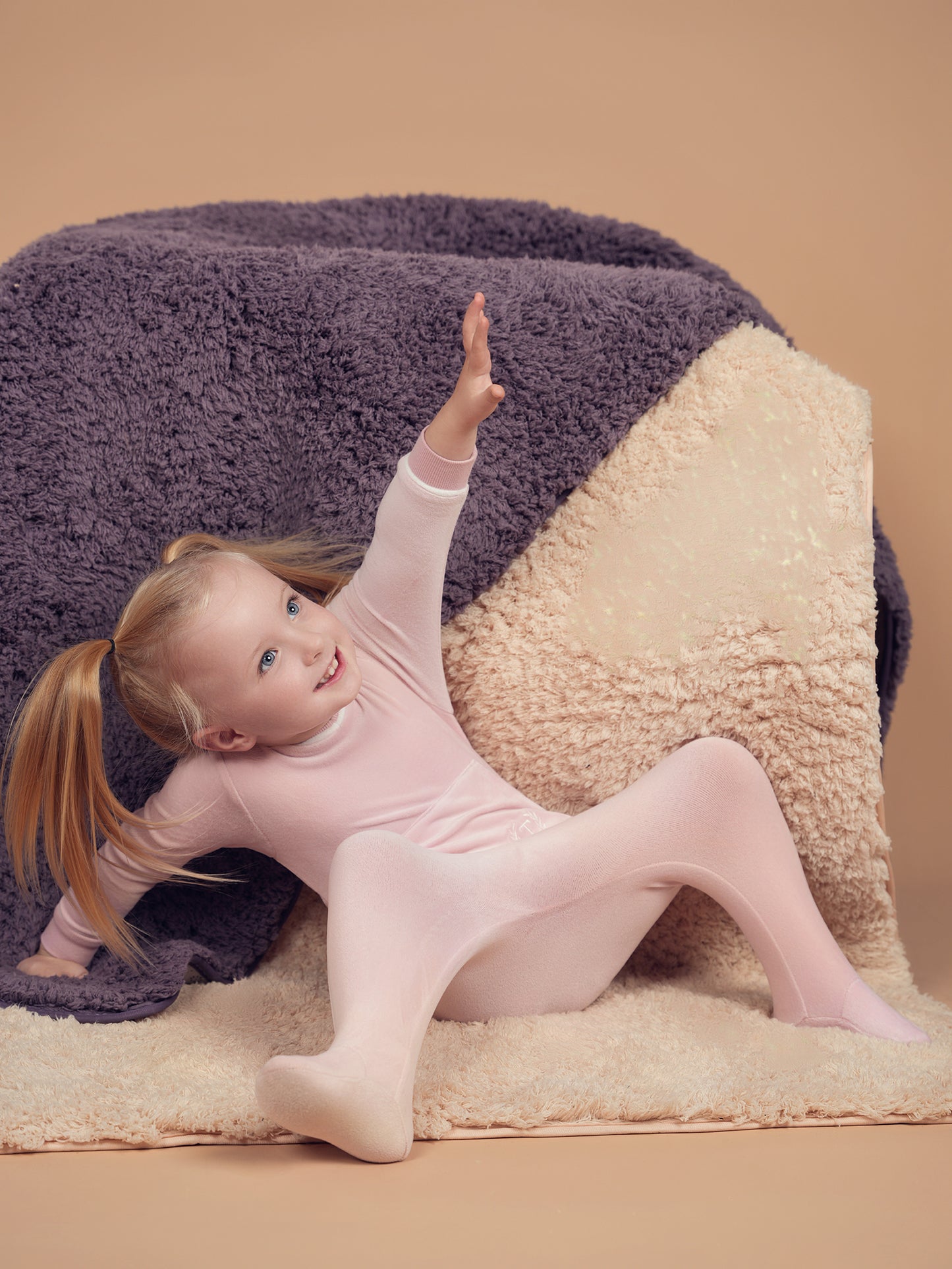 Teela Velour Pocket Footie