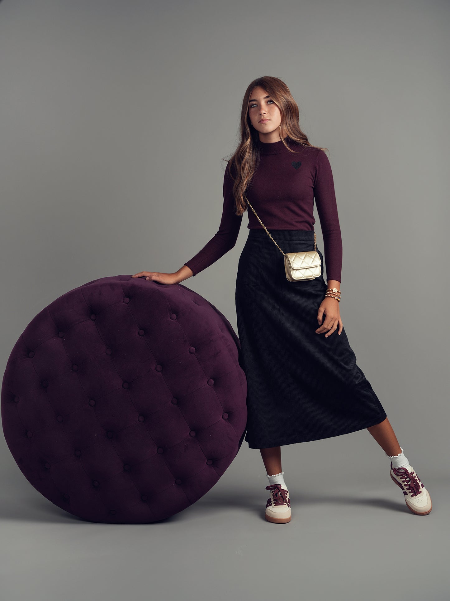 Teela Corduroy Teen Maxi Skirt