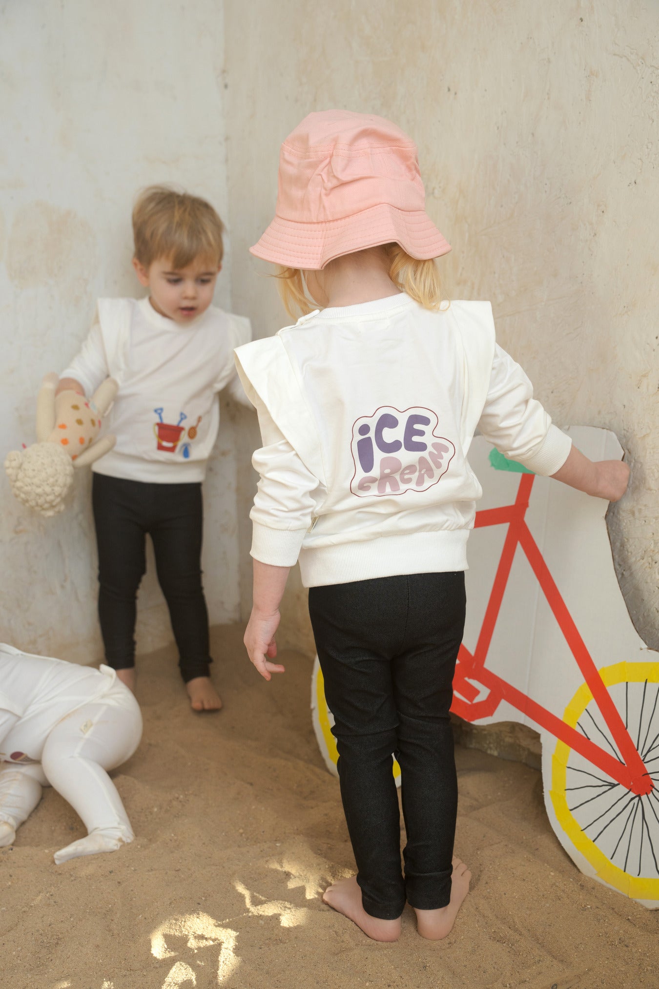 Bondoux Ice Cream Print 2pc Set