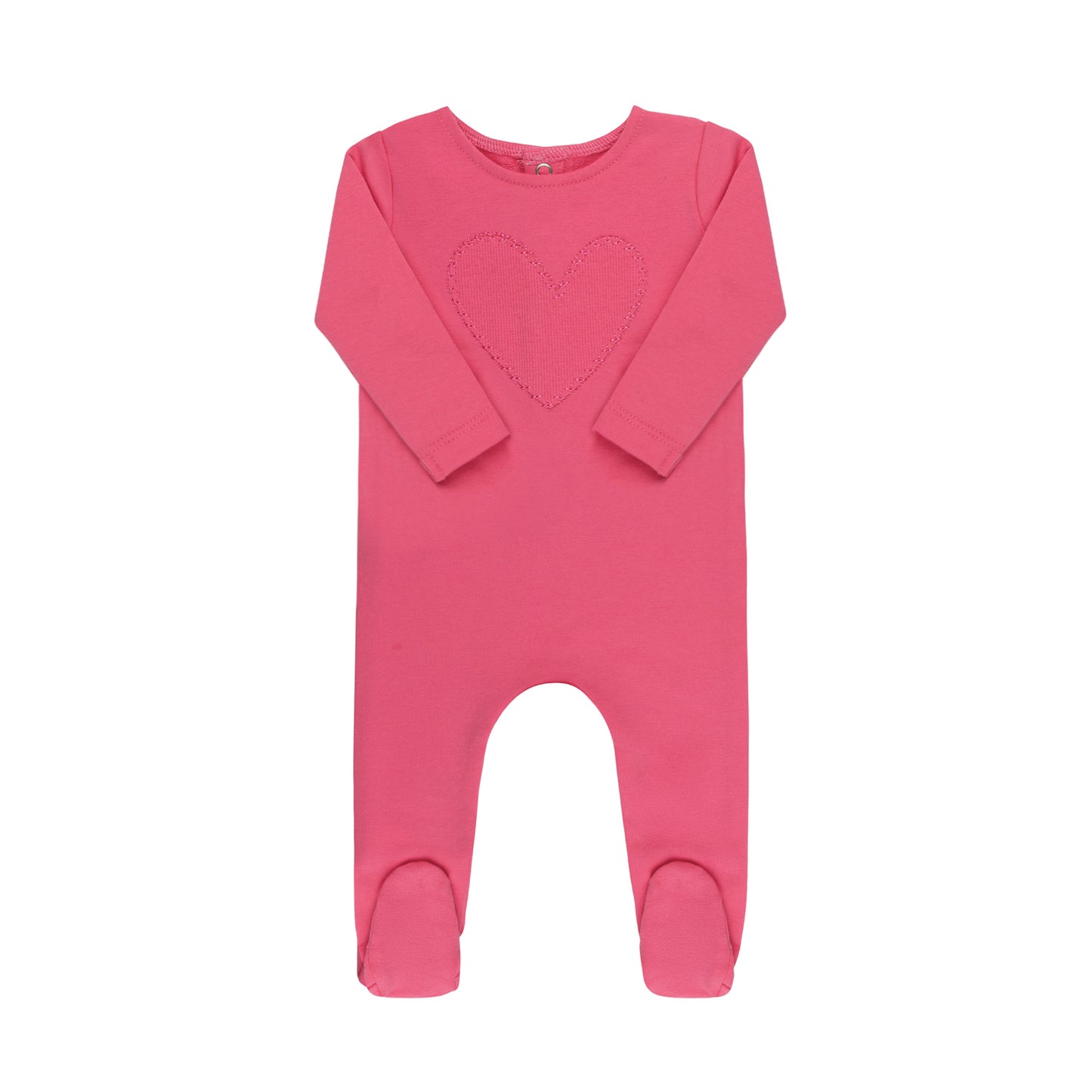 Tricot Ribbed Heart Collection Footie