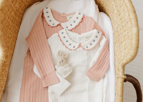 Loom Wave Tulip Collar Footie