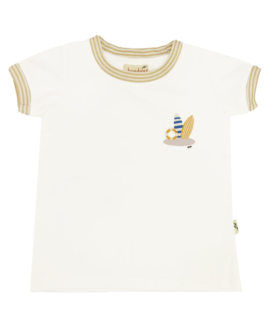 Bondoux Surf Denim Top Short Sleeves