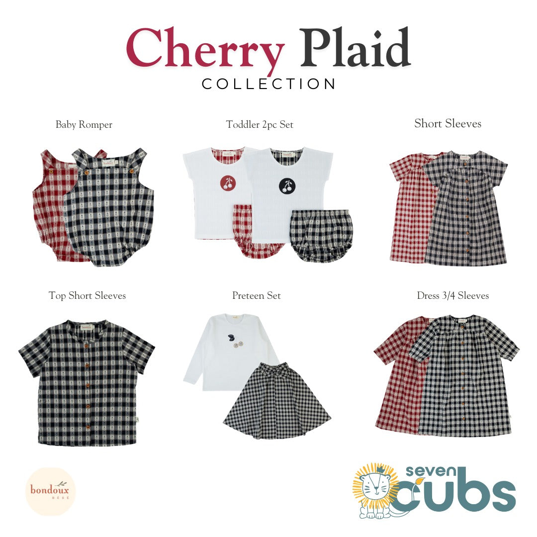 Bondoux Cherry Toddler 2pc Set