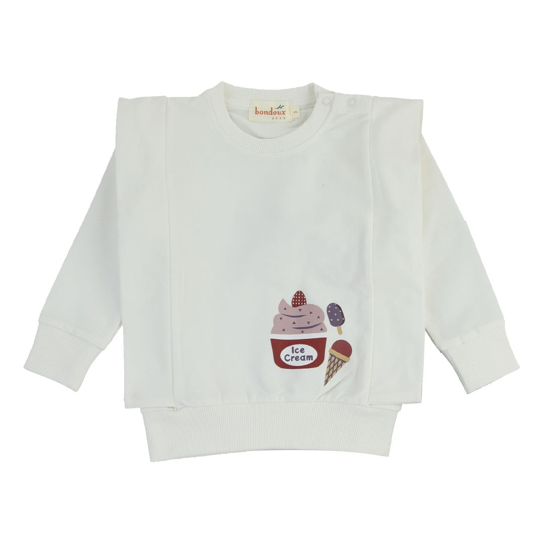 Bondoux Ice Cream Print Top