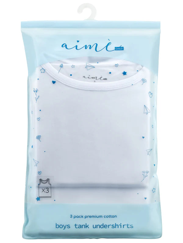 Aime Boy's Tank Undershirts