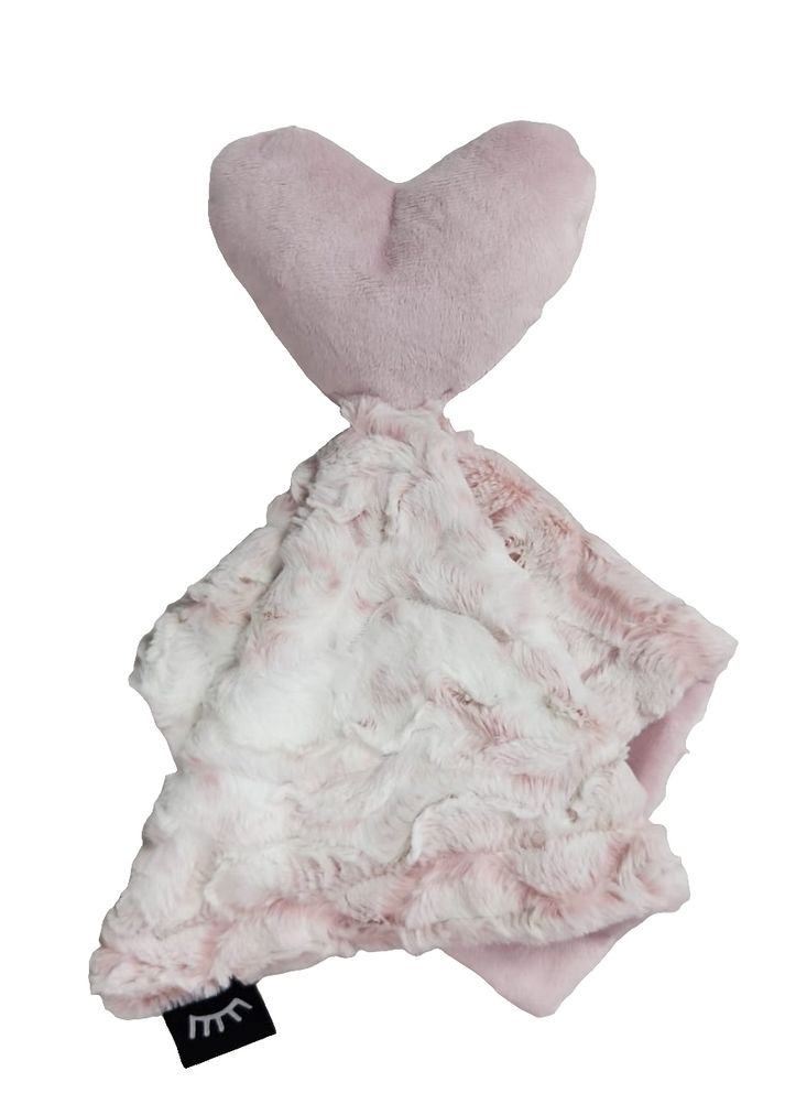Winx+Blinx Owl Heart Mauve Minky Lovey