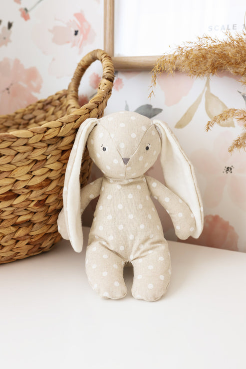 Alimrose Floppy Bunny (Linen White Spot)