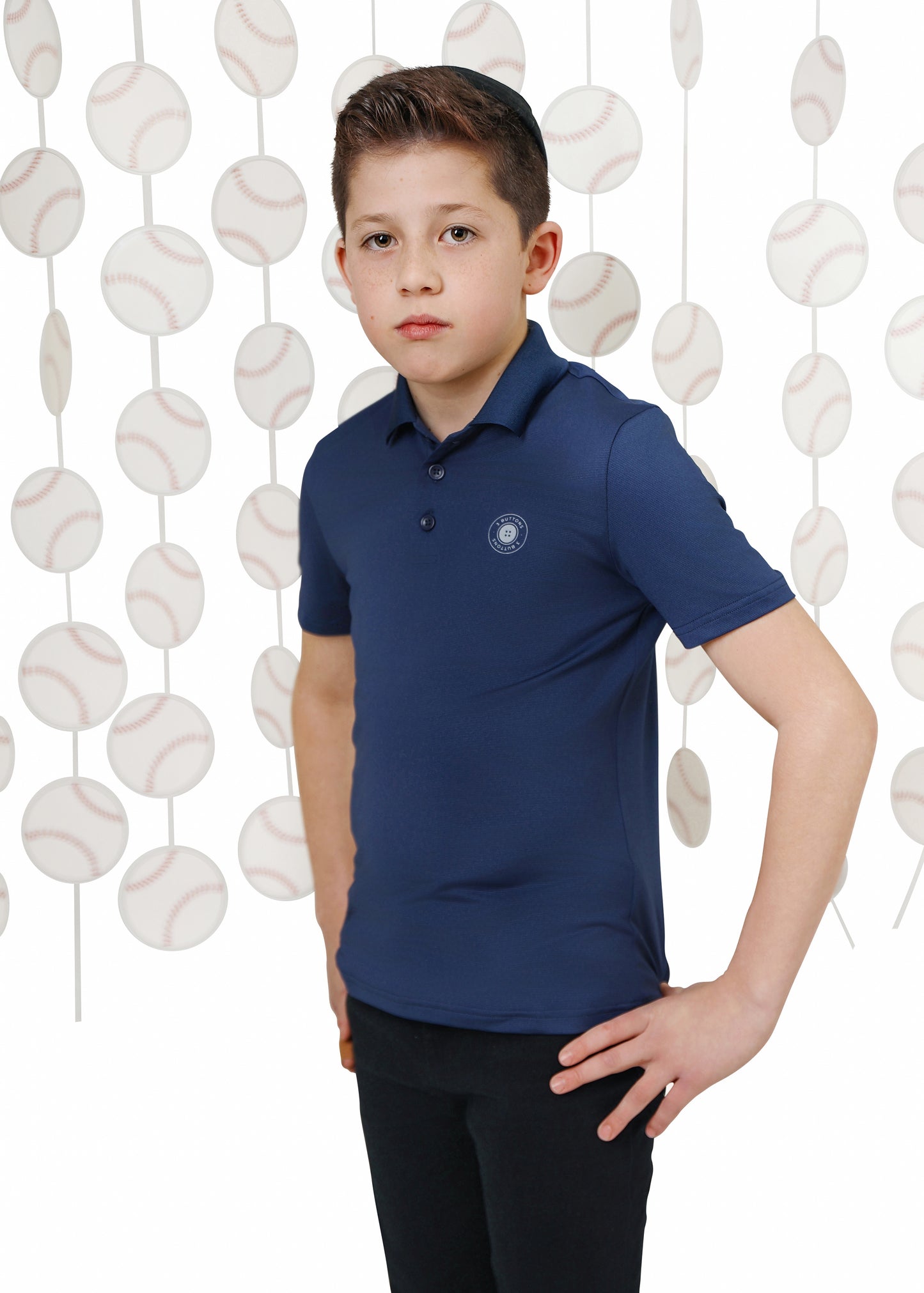 3 Buttons Light Logo Sport Polo