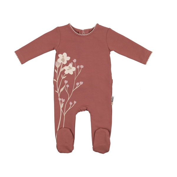 Maniere Blooming Bouquet Footie (girl)