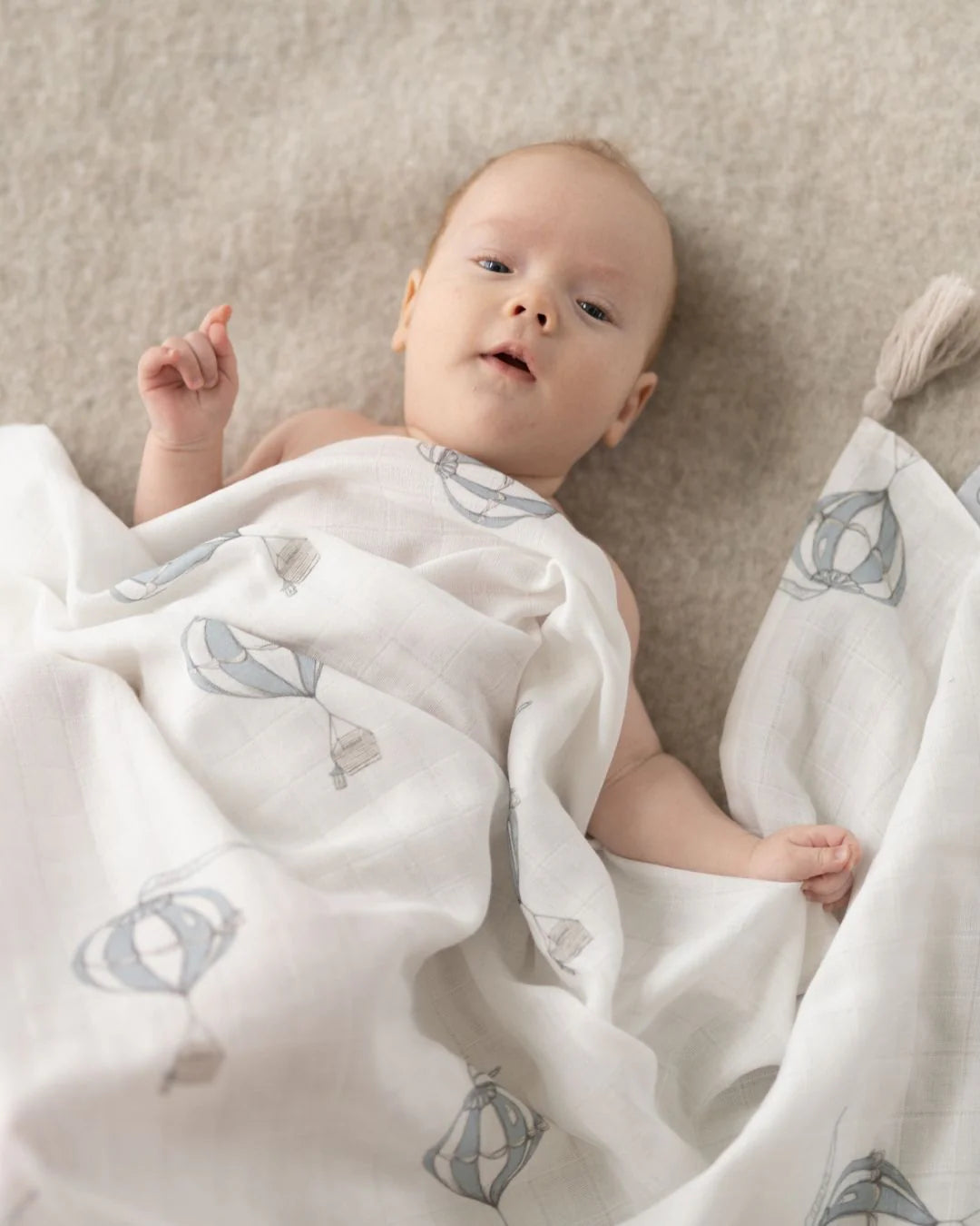 Effiki Muslin Swaddles with Tassels