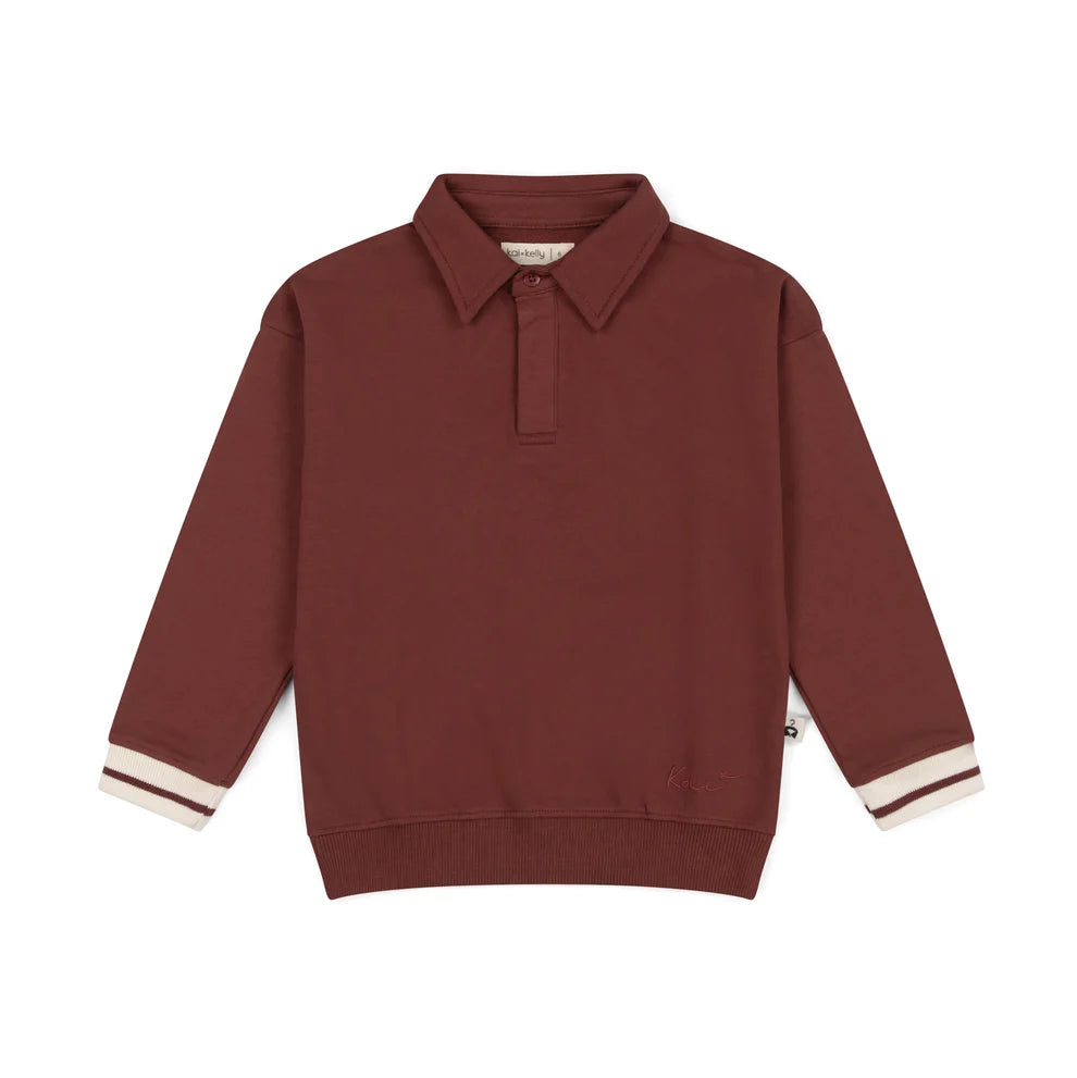Kai & Kelly Clube de Baseball Polo Sweatshirt