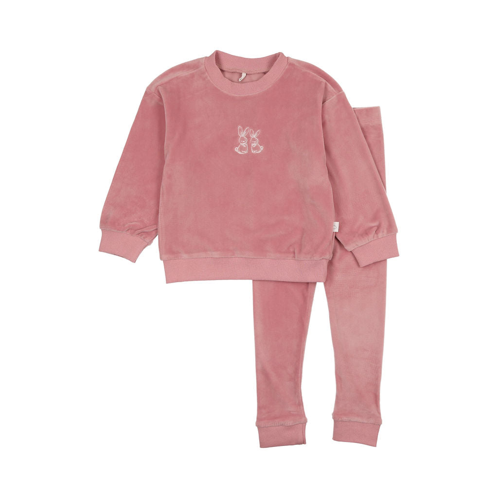 Pouf Velour Bunny Set