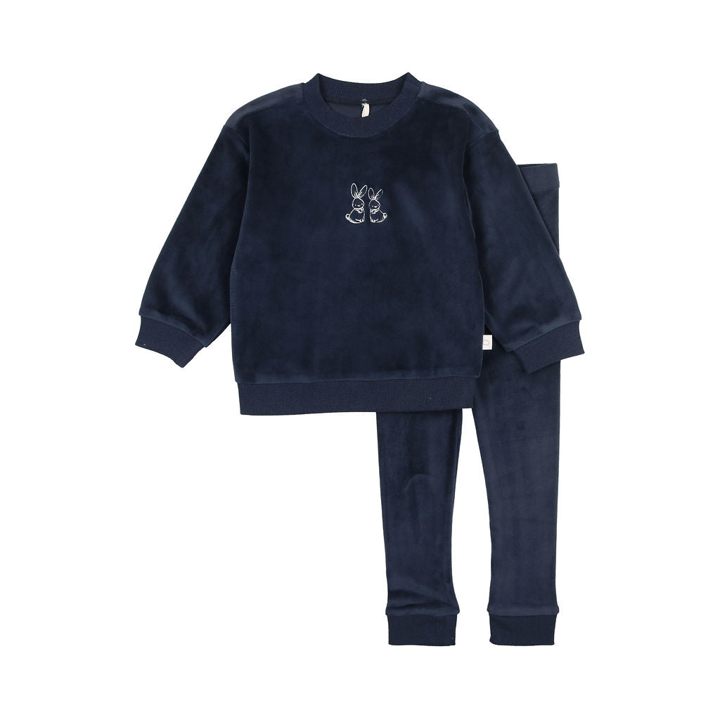 Pouf Velour Bunny Set