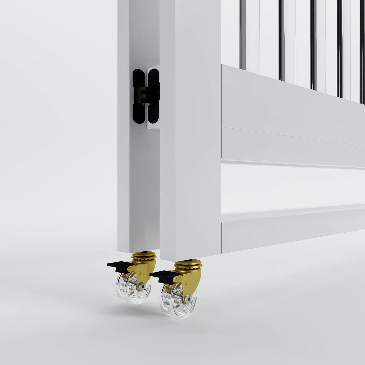 Melo Caress Pure White/Acrylic Port-a-Crib